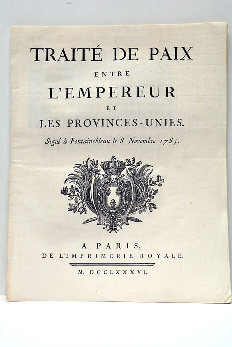 1785, 8 novembre, Traité de Fontainebleau