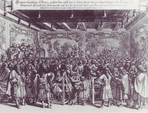 1667, 31 juillet, Traité de Breda