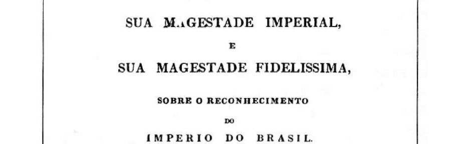 1825, 29 août, Traité de Rio de Janeiro